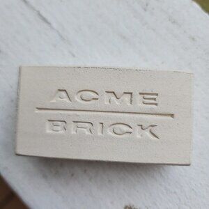 Vintage "Acme Brick" Advertising Mini Brick Paper Weight